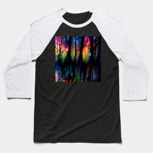 Rainbow forest Baseball T-Shirt